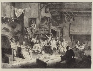 The Dance, Facsimile of an Etching by Adrian van Ostade